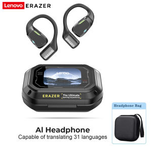 Lenovo ERAZER XP6 Wireless Earphones Bluetooth 5.4 With LED Touch Screen Business Earbuds with Mic Waterproof IPX5