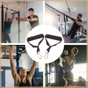 [COD] EHBqna SPORTS ห่วงเหล็ก D-ring มือจับสำหรับออกกำลังกายหนักที่จับเครื่องทำสายพร้อมตะขอสำหรับออกกำลังกายโยคะยางยืดออกกำลังกายยิม