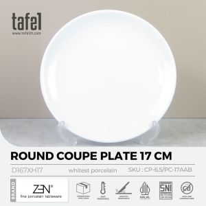 ZEN Piring Round Coupe Plate HORECA 17 cm