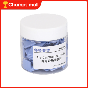 100pcs Silicone Thermal Conductive Pad Thermal Insulating Sheet Thermal Pads For Laptop Cooling