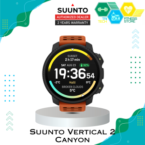 Suunto Vertical 2 Canyon Stainless Steel - GPS Adventure Watch for Hiking & Trail Running