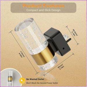 Lighting Multifunction Ceiling Light Wall-mounted Modern Style Simple Touch Operation Living Room