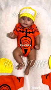 Harga Grosir ! Jumpsuit Naruto Baby / Baju Bayi / Baju Baby / Jumper Bayi / Kostum Bayi Termurah
