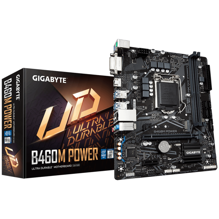 Gigabyte B460M POWER Intel B460 Ultra Durable MotherboardGIGABYTE