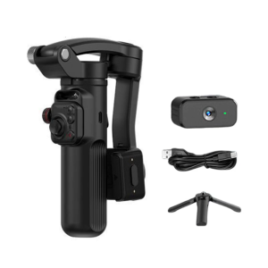 Small Foldable Phone Gimbals with AI Object Trackings Ergonomic Stabilizers for Travel Photography & Live Streaming
