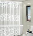 Rèm phòng tắm chống thấm nước - kèm móc cao 1.8m x 1.8m viền RT003. 