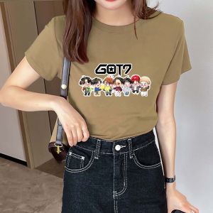 COD BAJU WANITA KAOS LENGAN PENDEK SLIM FIT / KAOS POLOS SLIM FIT / KAOS IDOL KOREA