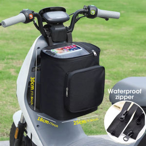 ⚡️Local Warehouse+COD⚡Electric Vehicle Helmet Hanging Bag Large Vehicle Waterproof Front Pocket Bicycle Front Handlebar Bag Multifunction Portable Bike Frame Pannier Organizer