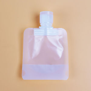 กระเป๋าเครื่องจ่ายสบู่เหลวเครื่องสำอางแบบพกพา30/50/100มล. กระเป๋าหัวดูดเครื่องสำอางถุงคัดแยกดูแลผิวรีไซเคิลได้สำหรับแชมพูเจลอาบน้ำโลชั่น