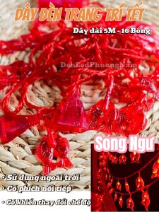 Dây Đèn Song Ngư Mini Trang Trí Tiểu Cảnh Cây Cảnh Decor