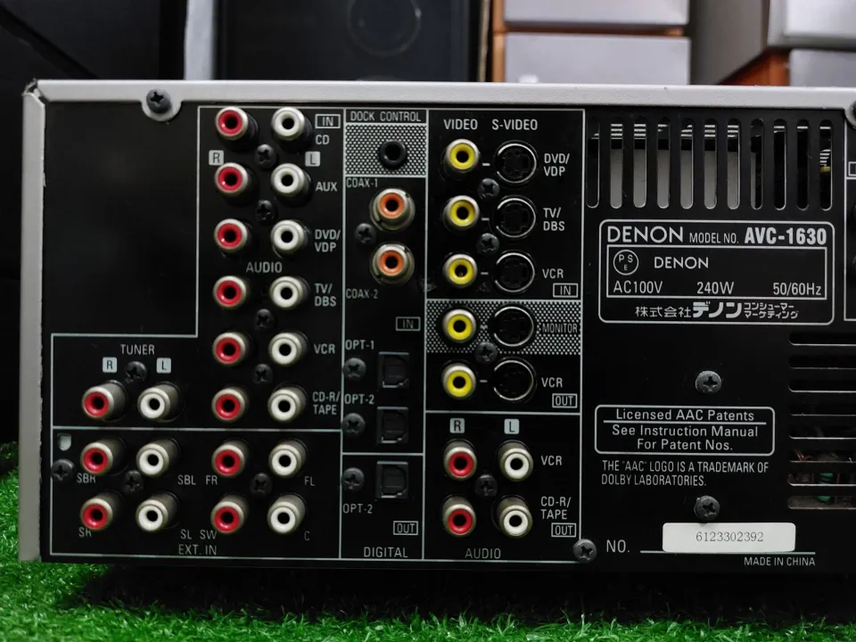 แอมป์Denon รุ่น AVC-1630จากตู้ญี่ปุ่นมือ2ใช้ไฟ100 ส/ก/ย/14.5