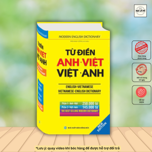 Từ điển Anh Việt - Việt Anh (bìa cứng) - tái bản