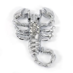 Miếng dán Logo Bò Cạp 3D Bằng Kim Loại đính đá –Trang trí Xe máy Ô tô Laptop