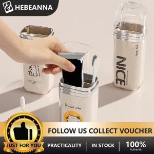 hebeanna ถ้วยใส่แปรงสีฟันรูปการ์ตูนน่ารักสำหรับเดินทางที่ใส่แปรงสีฟันพกพาสะดวกถ้วยน้ำยาบ้วนปากสำหรับธุรกิจการเดินทางบ้านการตั้งแคมป์