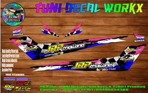 HONDA RS 125 (JRP THAILAND v2) STOCK SIZE DECAL w/ freebies