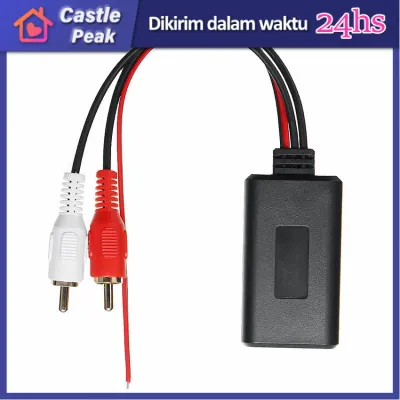 Audio Bluetooth 5.0 Receiver Adapter RCA Audio Mobil 12V AUX Kabel Rca 2 Converter AV Audio Video