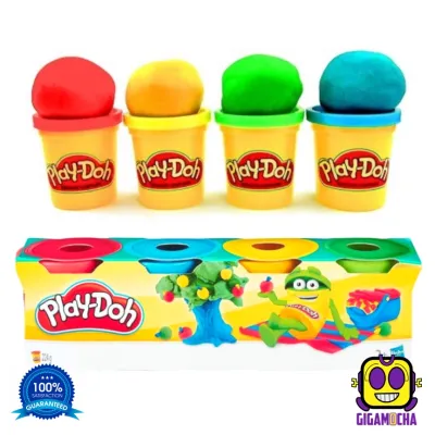 Play-Doh ORIGINAL Hasbro Set 4 Warna Basic Playdoh BESTSELLER