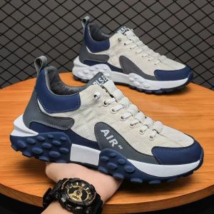Korean mens sports sneakers for men Rubber casual shoes comfortable soft sole running shoes