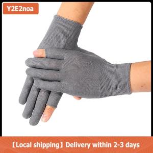 【Local shipping】 Nylon Breathable Touch Screen Gloves Half Finger Full Finger Gloves Outdoor Mitten Work Thin Gloves Hunting Shooting Mitten