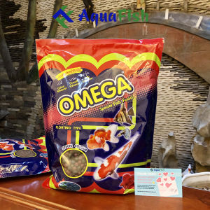 Thức Ăn Cho Cá Koi Omega 1kg size M Giàu Tảo Xoắn Spirulina Giúp Cá Koi Tăng Màu