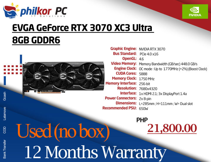 Evga Nvidia Geforce Evga Xc3 3070 Ultra Gaming Evga 3080 Xc3 Msrp