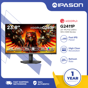 IPASON | Koorui G2411P (24E3 V2 HKC chip) 24-inch monitor | G2711P 27-inch FHD IPS 200Hz gaming monitor