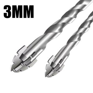 3mm - 12mm Tungsten Steel Serrated Drilling Bit Set Tile Drilling Bit Set Cross Sharp Abrasion Resistant