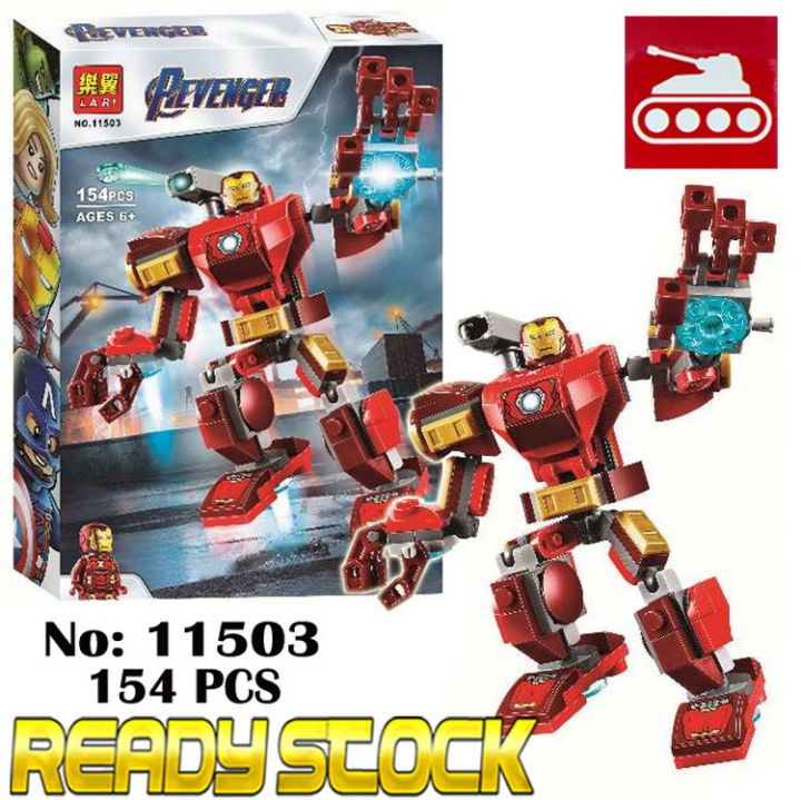 BELA Brand LARI BLOCKS 11503 Super Hero Avengers Series Ironman Mech ...