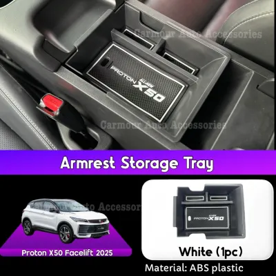 Proton X50 Facelift 2025+ Centre Armrest Storage Tray Compartment Tray Box For Proton X50 2025+ Facelift