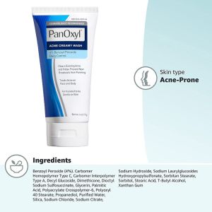 PanOxyl ACNE FOAMING WASH 4%/10% Benzoyl Peroxide Maximum Strength Facial Cleanser 156g/170g