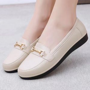 British style ladies doll knot shoes school Anti slip and wear-resistant shoes office wear fashion Boat shoes