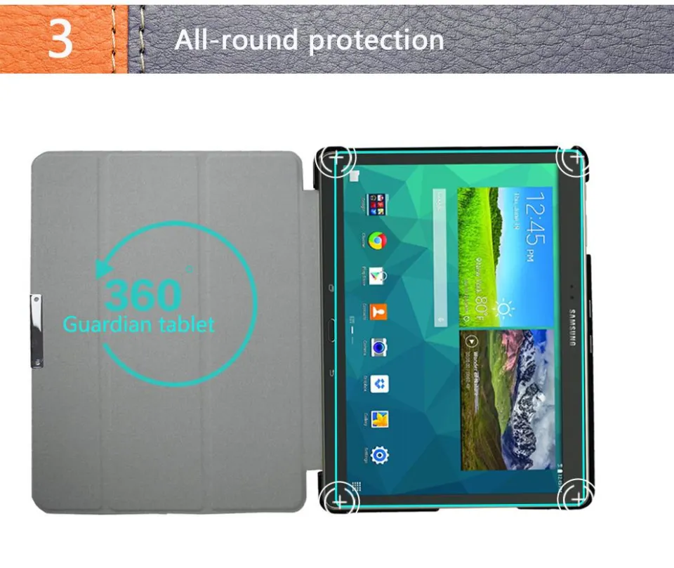 sm T800 T805C tablet Ultra Slim smart cover case for Samsung