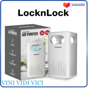 NEW MINI AIR PURIFIER PORTABLE LOCKNLOCK ENP166WHT - Pembersih Udara