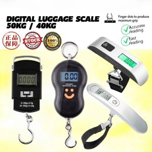 Digital Luggage Scale 50kg/10g LCD Digital Hanging Hook Scale Portable Mini Portable Electronic Scale with Backlit