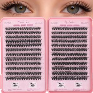 Natural Lash Clusters Kit 30D+40D Wispy Lashes Clusters Eyelash Extension