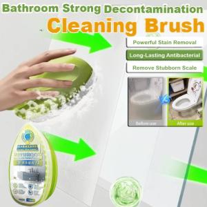 Bathroom Cleaning Brush Transparent Glass Shower Stain Removal Brush Powerful Stain Remover Rust Scale Artifact
