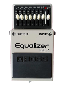 เอฟเฟคกีตาร์มือสอง Boss GE-7 Equalizer MADE IN TAIWAN ล้อตเก่า เสียงดี (มือสอง) สภาพสวย เกรด A พร้อมส่ง เอฟเฟคกีตาร์ เครื่องดนตรี เอฟเฟคมือสอง