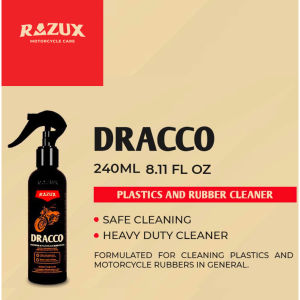 Razux DRACCO Motorcycle Plastics and Rubber Cleaner 240 ml