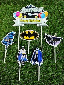 Topper cake batman happy birthday hiasan kue ulang tahun