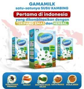 Gamamilk Susu Etawa Gamat Dengan Bahan Herbal Alami