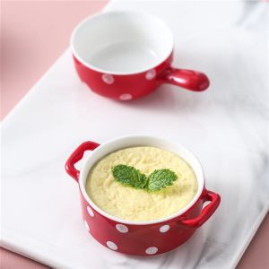 Bát Sứ NỒI MINI CHẤM BI Chén Sứ Dùng Làm Bát Chấm Ăn Dặm Decor Trang Trí Bếp S35