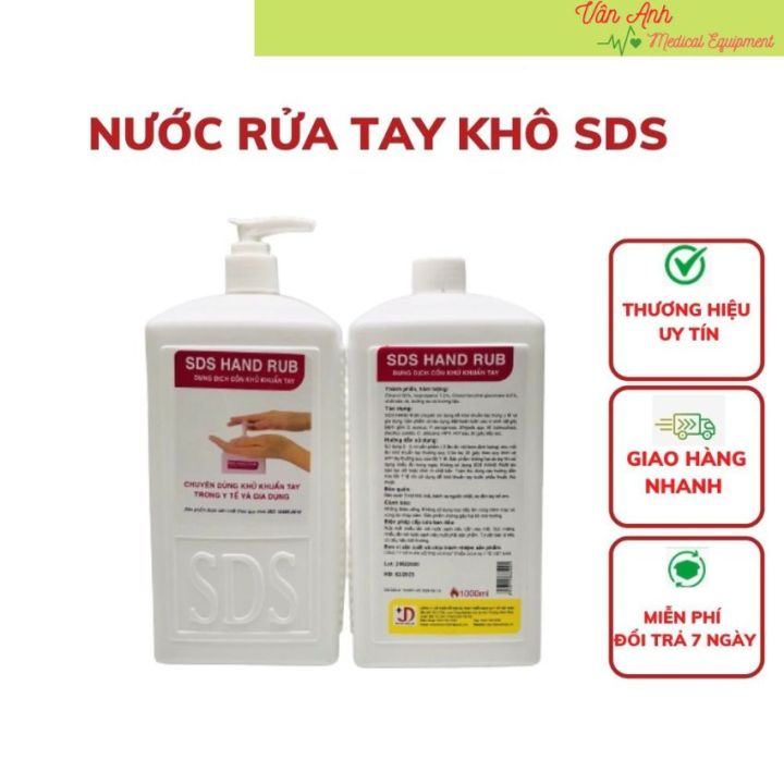 [Free Ship]Nước rửa tay sát khuẩn nhanh SDS Hand Rub chai 500ml, VA Med ...