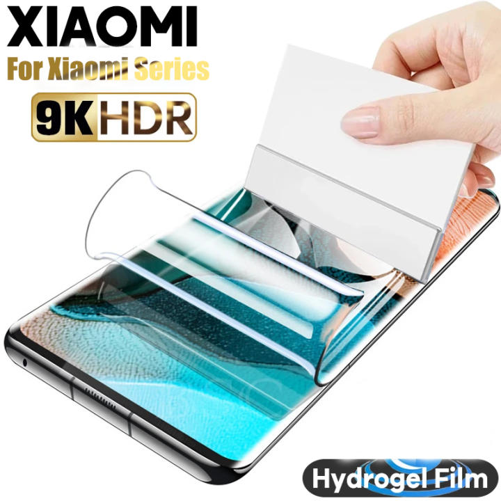 Hydrogel Film For Xiaomi Redmi 13C 13 A3 A2 A2+ 12 12C A1 10A 10 10C 9T 9C  9A 8A 7A Note 13 12t 12S 12 11S 11 10 10S 9S 4G 5G Pro Pro+ Max Full 