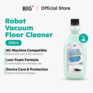BIG+ Robot Vacuum Floor Cleaner (500ml) Low-Foam Robot Mop Floor Detergent Machine Solution 扫地机器人抹地水