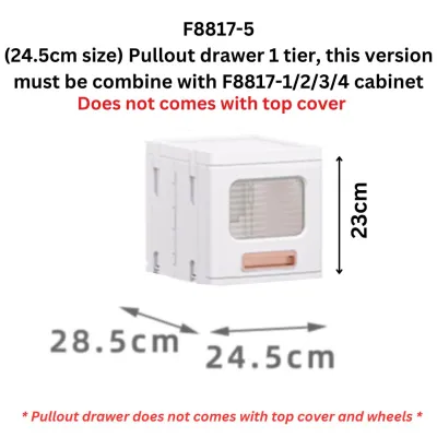 Slim Cabinet F88 / Plastic Storage Drawers / kitchen Organizer Shelf Rack