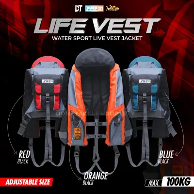 PELAMPUNG MANCING LIFE JACKET FPFG FIRELOCK PELAMPUNG RESCUE ALL SIZE JAKET ROMPI MANCING