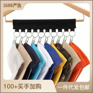 คลิปไม้แขวนเสื้อ มัลติฟังก์ชั่น ชั้นวางหมวก พับได้ ความจุพื้นที่ขนาดใหญ่ ตลอดทั้งปี หมวกถุงเท้าสําหรับเดินทาง