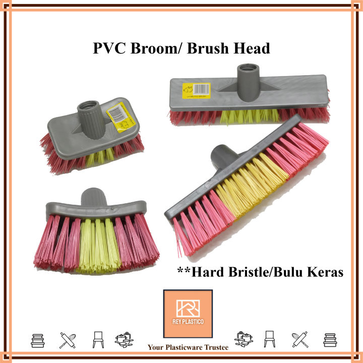 LH Plastic Brush/Broom Head/ Penyapu Plastik Bulu Keras/ Kepala Penyapu ...