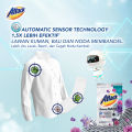 Attack Sensor Matic Deterjen Bubuk Semua Jenis Mesin Cuci Bag 800 gr - Sabun Cuci Pakaian Liquid - 9 Hi Tech in 1, Formula Rendah Busa, Jitu Lacak Noda, Bersih Tuntas, Lebih Puas. 
