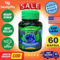 NUTRIMAX BILBERRY EXTRACT VITAMIN OBAT KESEHATAN MATA MINUS LELAH RETINA SIRKULASI DARAH 60 KAPSUL. 